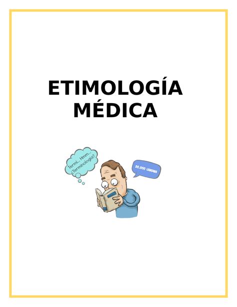 etimologia|etimologias medicas.